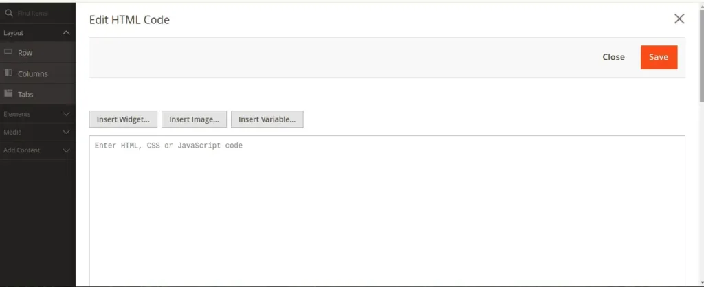 Default Page Builder