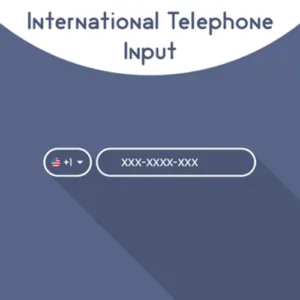 International telephonic input magento 2