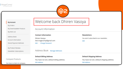 Magento 2 How to Set My Account Page Title with Customer Name